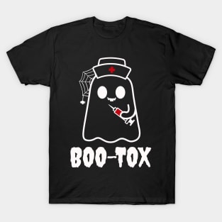 Boo-Tox Cute Ghost Filler Botox Dysport Aesthetic Nurse T-Shirt